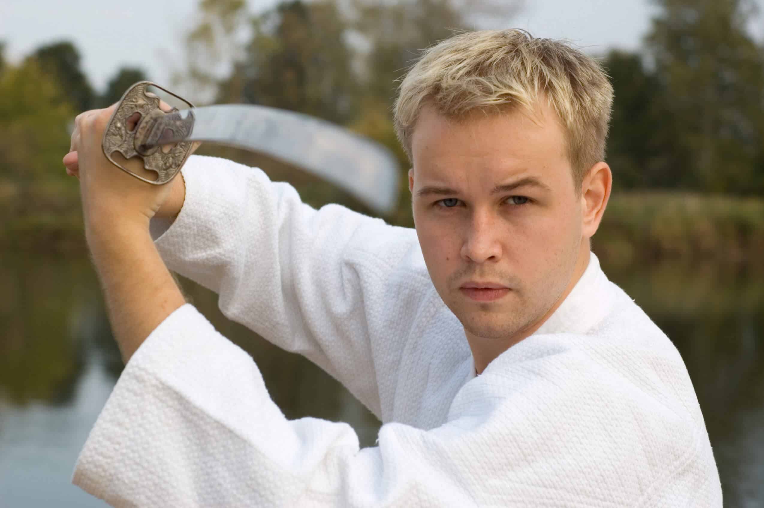 Martial Arts Lessons for Adults in Arlington VA - Samurai Sword Posing Blog