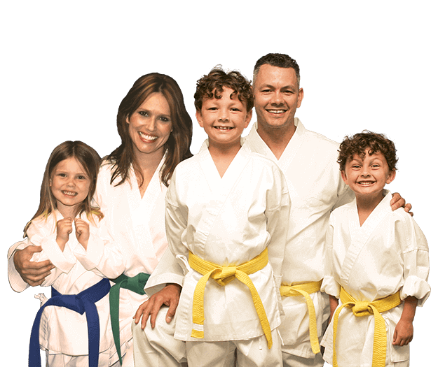 Martial Arts Lessons for Families in Arlington VA - Group Family for Martial Arts Footer Banner